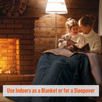 MEREZA Double Sleeping Bag for Adults Mens with Pillow, XL Queen Size Two Person Sleeping Bag for All Season Camping Hiking Backpacking 2 Person Sleeping Bags for Cold Weather & Warm