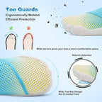 L-RUN Barefoot Water Shoes Women Mens Aqua Sock Athletic Hiking Water Sports Shoes for Swim Beach Pool Sand Diving Walking