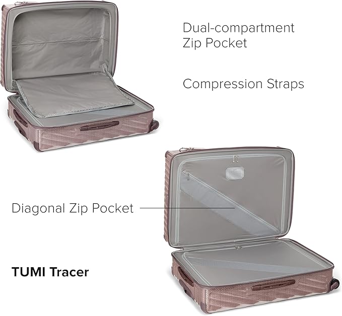 TUMI - 19 Degree Lite 4 Wheel Luggage - Lightweight and Highly Durable, Modern Contour, Hard Shell Men's and Women's Suitcase - 30" Extended Trip Packing Case, Blush