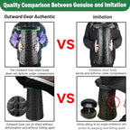 Collapsible Folding Stool Upgrade Heavy Duty 550lbs Load Capacity Foldable Portable Camping Stools Sturdy Retractable Telescoping Stool (Green)