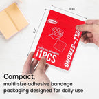 11Pcs First Aid Kit Refill - Assorted Gauze Pads & Bandages for Home, Outdoor Cuts, Scrapes Replenish Pack