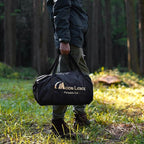 MOON LENCE Height Adjustable Camping Cot - Supports 330 lbs, Portable Folding Bed with Leg Extenders for Camping, Hiking, Sleeping, 1 Pack, Black