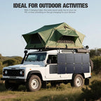 240W Portable Solar Panel for Power Station, Ultra Light Foldable Solar Panel Kit, 25% High Efficiency, IP65 Waterproof, Solar Charger for Outdoor Camping RV Boat Home Backup Power, Off-Grid