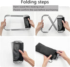 Portable Mini Folding Stool, Small Camping Stool Mortable Stool Can Hold Up to 150 Lbs