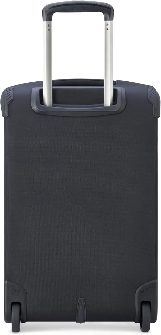 DELSEY PARIS Helium DLX Softside Expandable Luggage with 2 Wheels, Black, Carry on 21 Inch