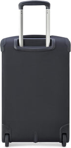 DELSEY PARIS Helium DLX Softside Expandable Luggage with 2 Wheels, Black, Carry on 21 Inch