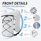 Running Vest for Women Men, Adjustable Chest Straps Running Hydration Vest with 1.5L Water Bladder, Lightweight Breathable Reflective Hydration Pack for Marathon, Trail, Hiking, Cycling