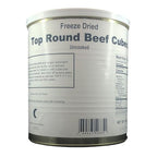 Military Surplus Freeze-Dried Top Round Beef Cubes – 16 oz, Uncooked – #10 Can – Long-Term Emergency Survival Food, Hunting, Camping, Backpacking & Prepper Supply – 25+ Year Shelf Life – Made in USA – Easy to Prepare
