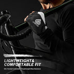 Bike Gloves for Men Women with Anti-Slip Shock-Absorbing Pad, Light Weight Half-Finger Cycling Gloves