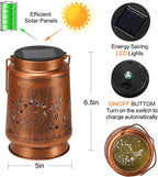 Cats Hummingbird Solar Lanterns Outdoor Waterproof Garden Decor Mothers Day Gifts for Mom Women Birthday Gifts Ideas Metal Bird Decorative LED for Patio Landscape Walkway Terrace Balcony Lawn Yard