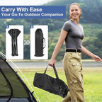 Folding Camping Stool for Adults, Small Portable Camp Stool Lightweight, Mini Chair Folding Fishing Chair Portable Foot Stool & Camping Seat for Outdoor Travel