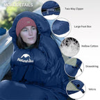 Naturehike Sleeping Bags for Adults, 23/39℉ Mummy Backpacking Sleeping Bag, 0 Degree Lightweight Sleeping Bag Warm for Camping, Hiking