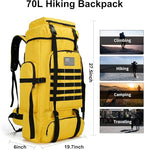 Hiking Backpack for Men 70L/100L Camping Backpack Military Rucksack Molle 3 Days Assault Pack for Climbing
