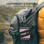 APEXUP Microfiber Travel Towel, Ultra Absorbent Quick Dry Towels, Lightweight Gym Sports Camping Towel for Workout, Yoga, Beach, Shower, Swimming (60"×30", Pale Rose)