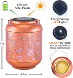 Butterfly Solar Lanterns Outdoor Waterproof Hanging Solar Lights Butterfly Gifts for Women/Men/Butterfly Lovers Gifts Metal Decorative LED Butterfly Lanterns for Garden Decor,Patio,Lawn,Pathway,Yard