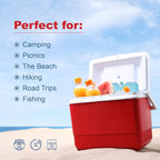 Reusable Jumbo Ice Pack - Long Lasting - Perfect for Keeping Food Or Beverages Cold, Coolers, Camping, Beach Coolers, Hiking & More, Clear Blue