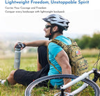 Tactical Hydration Backpack 2L Water Bladder - Lightweight Durable Pack for Hiking, Running, Outdoor Adventures, Adjustable Straps & Leak-Proof Design