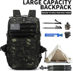 Military Tactical Backpack 45L/25L 3 Day Assault Pack Molle Daypack Hiking Backpack for Men and Women
