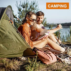 12KN Heavy Duty Carabiner Clips - Favofit 3.2'' Small Carbineers for Hiking Camping Hammocks Keys Keychains Dog Leashes - Ideal for Outdoor Enthusiasts