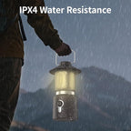 Retro Classic LED Camping Lantern, Rechargeable Stepless Dimming Vintage Lantern, 3 Light Modes (2000K-6500K), 8000mAh Power Bank, Bright Hanging Tent Light for Indoor & Outdoor, Hiking, Camp