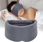 Sleep Eye Mask - Ultra Soft Comfortable Sleeping Mask for for Home Sleep Travel Shift Work, Nose Pad Designed Light Blocking Eye Blinder, Fully Adjustable Strap and Skin Friendly