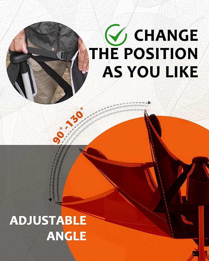 KingCamp Hammock Camping Chair, Swinging Portable Folding Camp Chairs for Adults Max 440lbs Heavy Duty Foldable Oversized Rocker with Aluminum Alloy Frame Cup Holder for Outdoor Beach Patio Sport