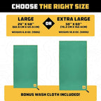 Wise Owl Outfitters Microfiber Camping Towel - Quick Dry Towel for Travel, Backpacking, Hiking, Beach, Gym & Yoga - Compact, Fast Drying & Lightweight