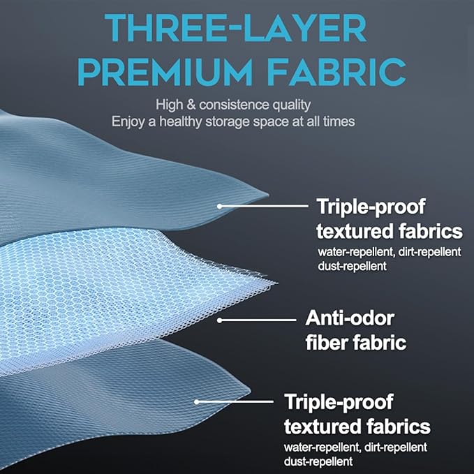 Packing Cubes for Travel Luggage Organizer Bags, Rapid-Odor-Elimination Sock & Underwear Cube, Water-Resistant Gym Bag, Soft Portable Packing Cubes for Travel（8.3” × 6.1” × 4.5”） S