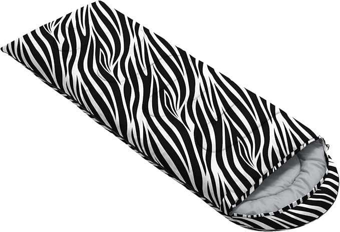 QOOMO Animals Camping Sleeping Bags,3 Season Warm & Cool Weather,Lightweight,Waterproof Sleeping Bags for Adults & Kids,Traveling,and Outdoors,Camping Gear Equipment