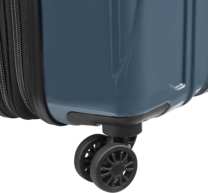 DELSEY PARIS Helium Aero Hardside Expandable Luggage with Spinner Wheels, Orion Blue, 2-Piece Set (21/24)