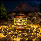 French Bulldog Solar Lanterns Outdoor Waterproof,Hanging Solar Lights French Bulldog Gifts for Women Men Metal LED Decorative Light for Yard,Patio,Lawn,Tabletop,Pathway,Landscape,Garden Decor