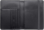 Passport Holder Cover,Traveling Passport Case Cute Marble Passport Wallet for Women,Black Marble