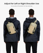 tomtoc 7L Sling Backpack Crossbody Bag for Men Women, EDC Daypack Chest Shoulder bag for 14-inch MacBook Pro M5, 13" MacBook Air/Pro, 13'' iPad Pro M5/iPad Air M3, Organized, Daily Use, Work, Travel-S