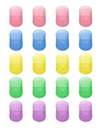 DF DUALFERV Paper Hand Soap Sheets for Traveling, 20 Pack (400 Sheets) Mini Portable Hand Soap Sheets, Scented Disposable Soap Sheet, Colorful Camping Soap Sheets, Travel Soap Sheets for Hand Washing