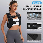 Weighted Vest Woman - Womens Weight Vest for Walking, Strength Training Weight Vests for women, Reflective Stripe Fitness Vest for Workout Running Jogging