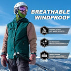 ROCKBROS Cold Weather Balaclava Ski Mask for Men Windproof Thermal Winter Scarf Mask Women Neck Warmer Hood for Cycling