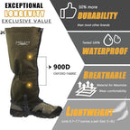 Frelaxy Leg Gaiters Ultra HIGH-Performance Hunting Gaiters, 100% Waterproof Hiking Gaiters with Upgraded Rubber Foot Strap, Adjustable Snow Boot Gaiters