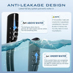 Adult Full Face Snorkel Mask, Waterproof Dual Breathing Tubes, Patented Design, Breathing Through The Nose, Professional Snorkeling Gear for Vacation, Mountable Action Camera