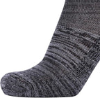EnerWear 4 Pack Women's Merino Wool Outdoor Hiking Trail Crew Sock