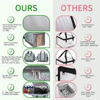 iknoe Large Cooler Bag Collapsible, 15L Insulated Bags, Leakproof Lunch Cooler Tote with Multi-Pockets for Adult, Insulated Lunch Box for Beach, Picnic,Work, Daisy 24-Can