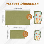 Picnic Blanket Waterproof – Packable Sand Proof Beach Blanket (0.42lb/0.66lb), Compact & Foldable, Fits in Pocket with Integrated Stakes, Ideal for Camping, Hiking, Travel, Concert, Festival