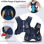Sportneer Weighted Vest for Women Men: 8lbs/12lbs/15lbs/20lbs/25lbs Weight Vest with Detachable Phone Pouch Rucking Vest for Women Walking Strength Training Muscle Building Weight Loss