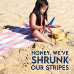 Dock & Bay Quick Drying Towel - for Sports & Gym - Compact, Lightweight - 100% Recycled - Includes Bag - Cabana - Malibu Pink, Medium (130x70cm, 51x27)