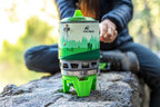 Fire-Maple "Fixed Star 3" Personal Cooking System | Pot/Jet Burner Stove System with Electric Ignition | Ideal for Hiking, Camping, Backpacking, Fishing, Hunting Trips and Emergency Use, Green