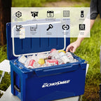 EchoSmile 25/30/35/40/60/75 Quart Rotomolded Cooler, Built to Stand up to The Rigors of The Journey