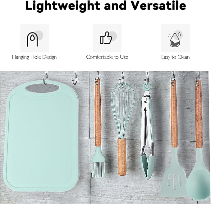 Camping Accessories Kitchen Cooking Utensils Set - Portable Outdoor Camp Cookware Set, Silicone Camper Essentials Gear Must Have Supplies for Travel RV BBQ Grill Picnic Hiking