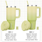 BJPKPK 30 oz Tumbler With Handle Insulated Tumblers With Lid And Straw Stainless Steel Thermal Cup,Lime