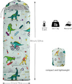 Sleeping Bags for Adults Kids,Backpacking Camping Sleeping Bag for Girls Boys Lightweight Waterproof Cold/Warm Weather Sleeping Bag for All Season