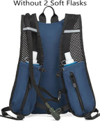 ATBP Insulated Hydration Pack Hiking Water Backpack Running Vest with 3L TPU Bladder Bag for Marathon Cycling Men