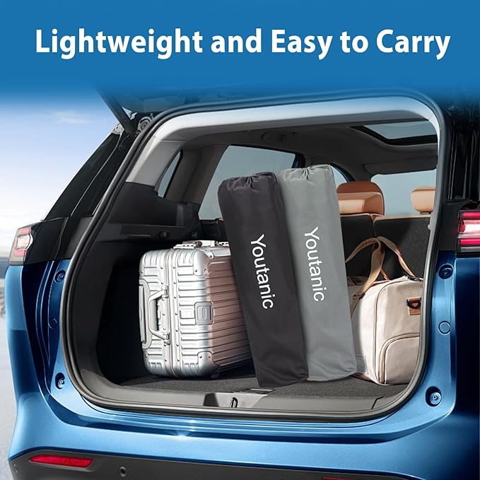 Oversized Camping Chair, Portable Folding Camping Chairs with Side Pocket, Cup Holder and Carry Bag, Heavy Duty Outdoor Camping Chairs for Adults, Fishing, Sports, Trip, up to 400lbs, Style 1